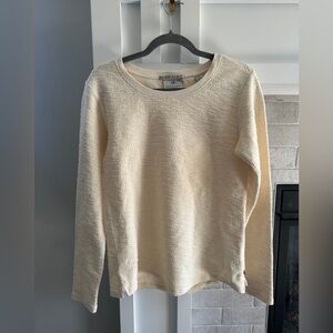 Maison scotch- scotch and soda Cream Long Sleeve Sweater| size 4